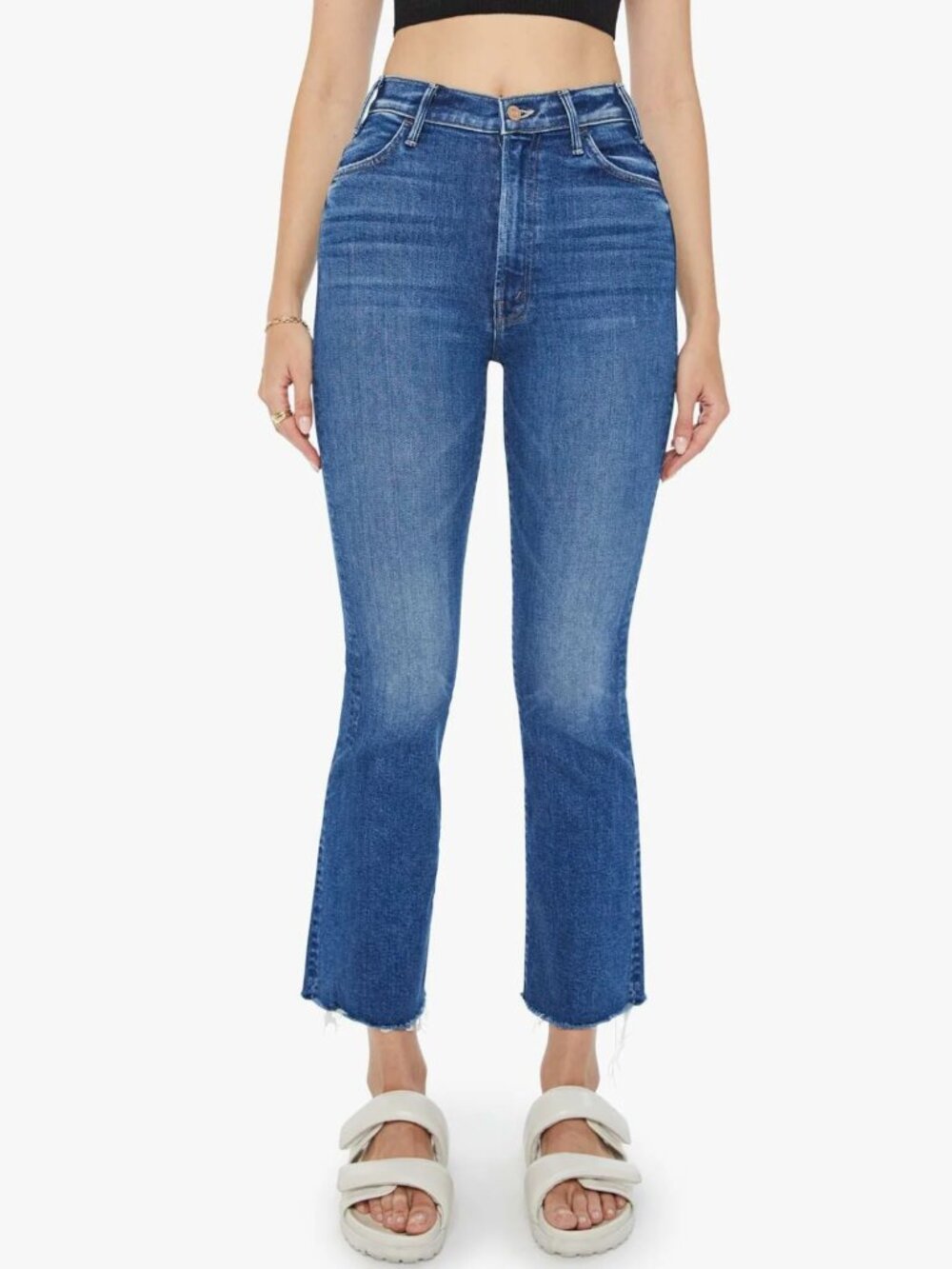 NWT lil MOTHER The Hustler Ankle Fray-Grasping at Straw- 27P- MSRP $258